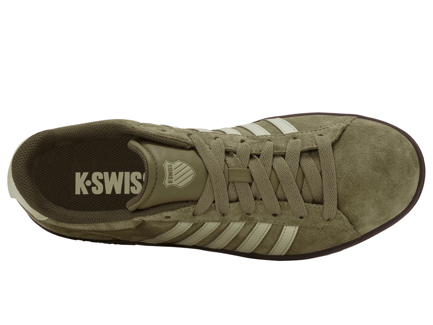09492 - 367 - M | COURT TIEBREAK II SDE | BURNT OLIVE/BLACK COFFEE/ALFALFA - K - Swiss US - FOOTWEAR