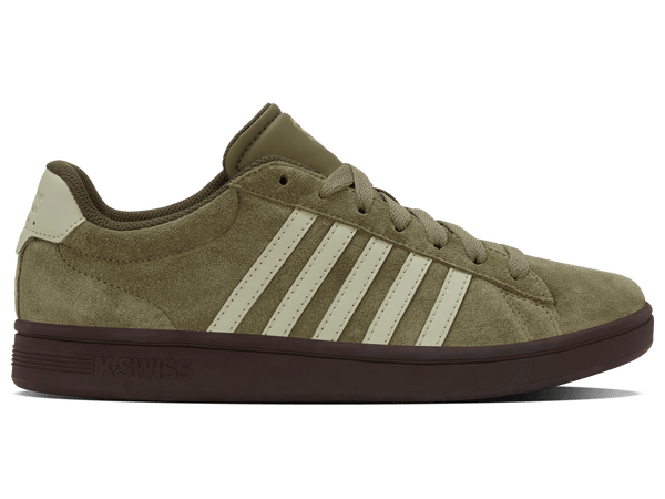 09492 - 367 - M | COURT TIEBREAK II SDE | BURNT OLIVE/BLACK COFFEE/ALFALFA - K - Swiss US - FOOTWEAR