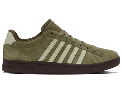 09492 - 367 - M | COURT TIEBREAK II SDE | BURNT OLIVE/BLACK COFFEE/ALFALFA - K - Swiss US - FOOTWEAR