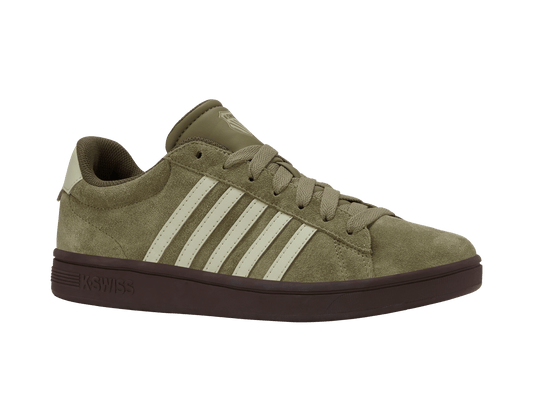 09492 - 367 - M | COURT TIEBREAK II SDE | BURNT OLIVE/BLACK COFFEE/ALFALFA - K - Swiss US - FOOTWEAR