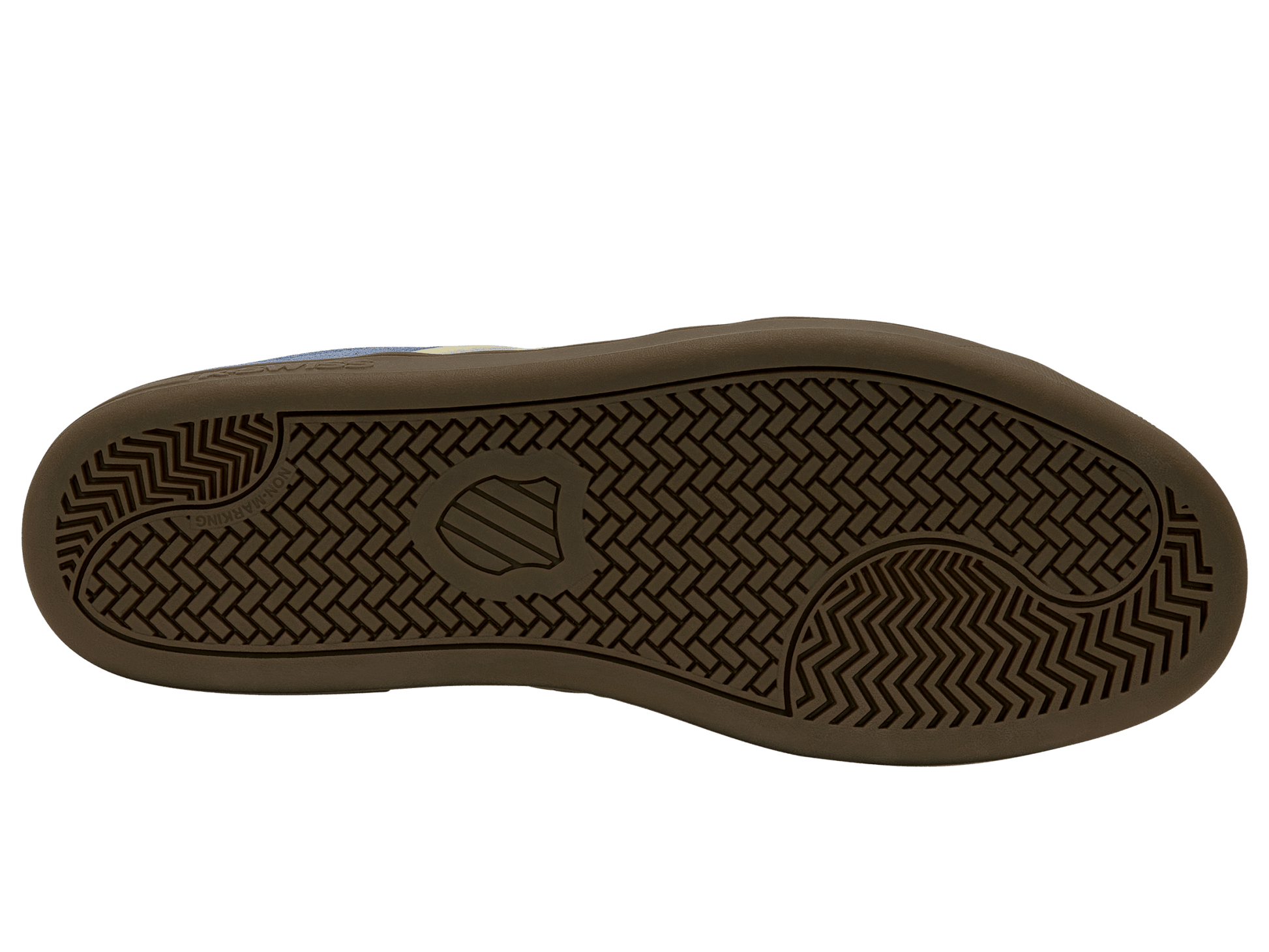 09492 - 466 - M | COURT TIEBREAK II SDE | BLUE HORIZON/WAX YELLOW/DARK GUM - K - Swiss US - FOOTWEAR