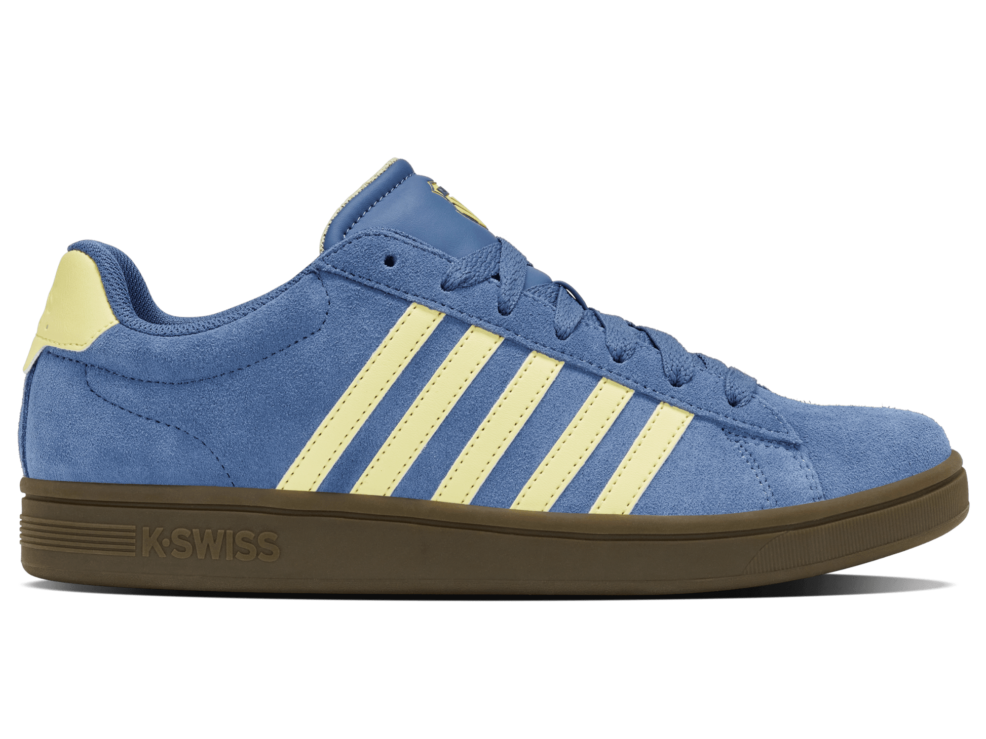 09492 - 466 - M | COURT TIEBREAK II SDE | BLUE HORIZON/WAX YELLOW/DARK GUM - K - Swiss US - FOOTWEAR
