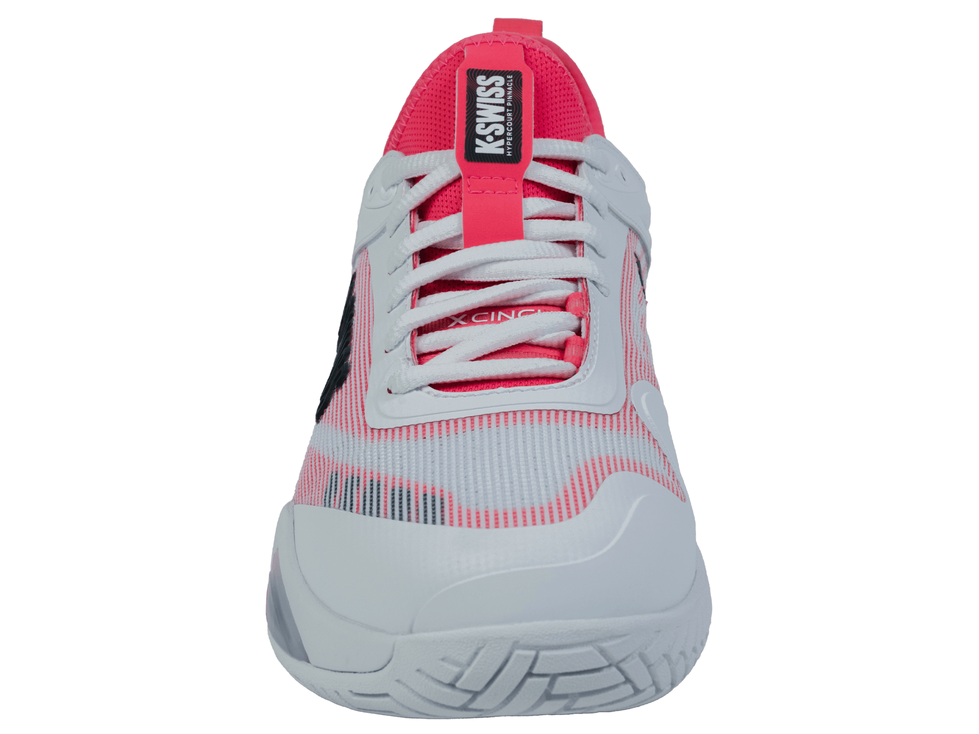 09494-106-M | HYPERCOURT PINNACLE | WHITE/NEON BLAZE/STARGAZER - K-Swiss US - FOOTWEAR