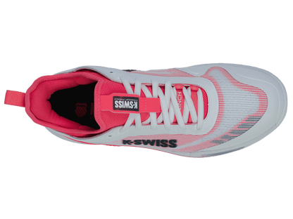 09494-106-M | HYPERCOURT PINNACLE | WHITE/NEON BLAZE/STARGAZER - K-Swiss US - FOOTWEAR