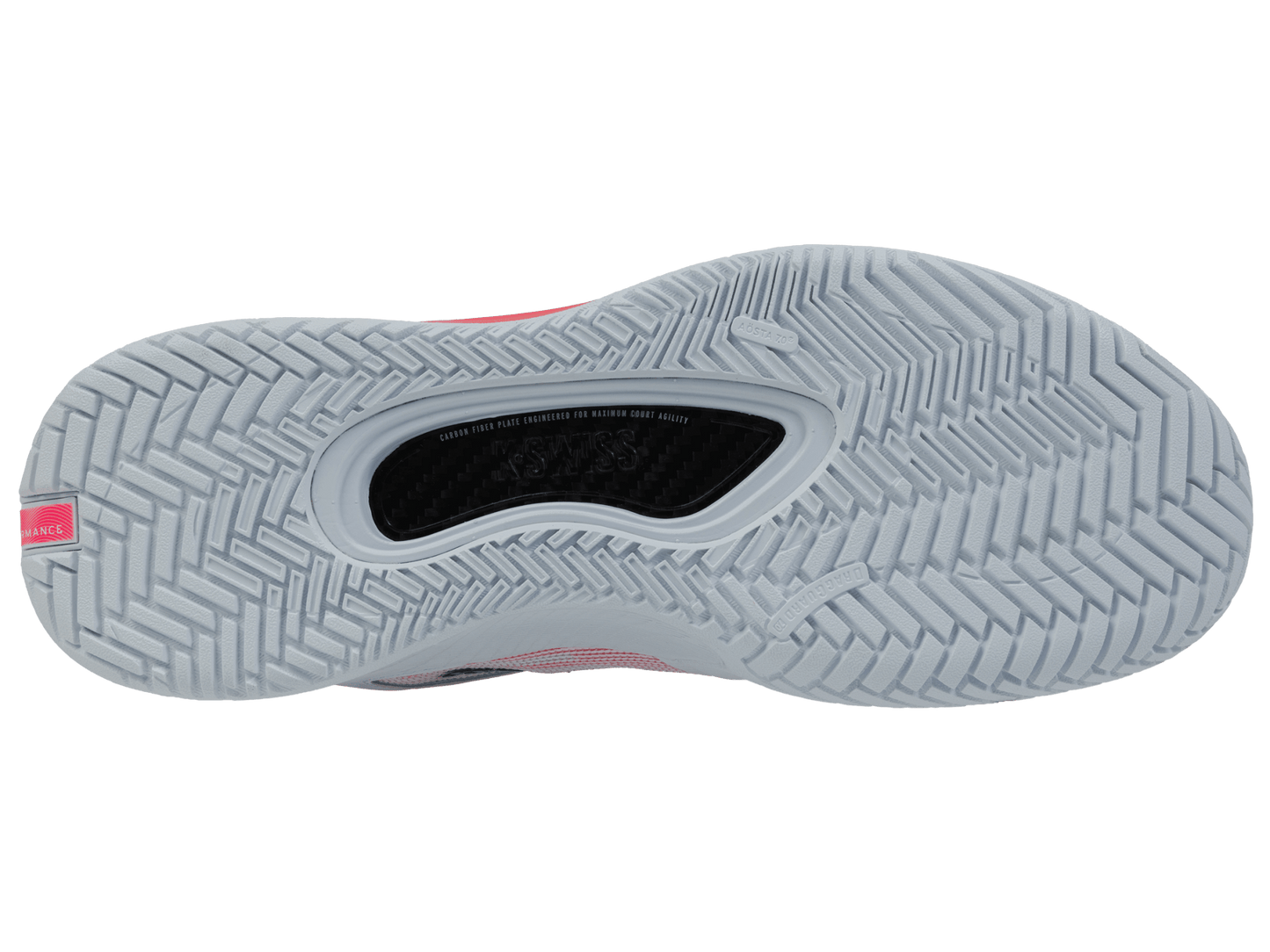 09494-106-M | HYPERCOURT PINNACLE | WHITE/NEON BLAZE/STARGAZER - K-Swiss US - FOOTWEAR
