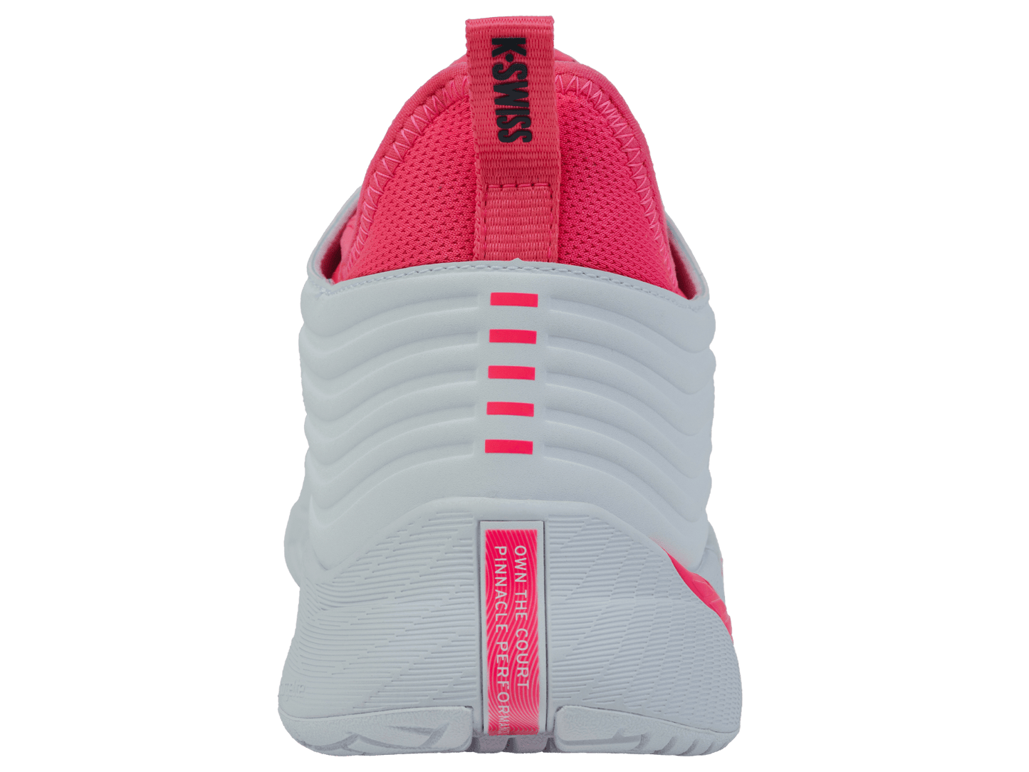 09494-106-M | HYPERCOURT PINNACLE | WHITE/NEON BLAZE/STARGAZER - K-Swiss US - FOOTWEAR