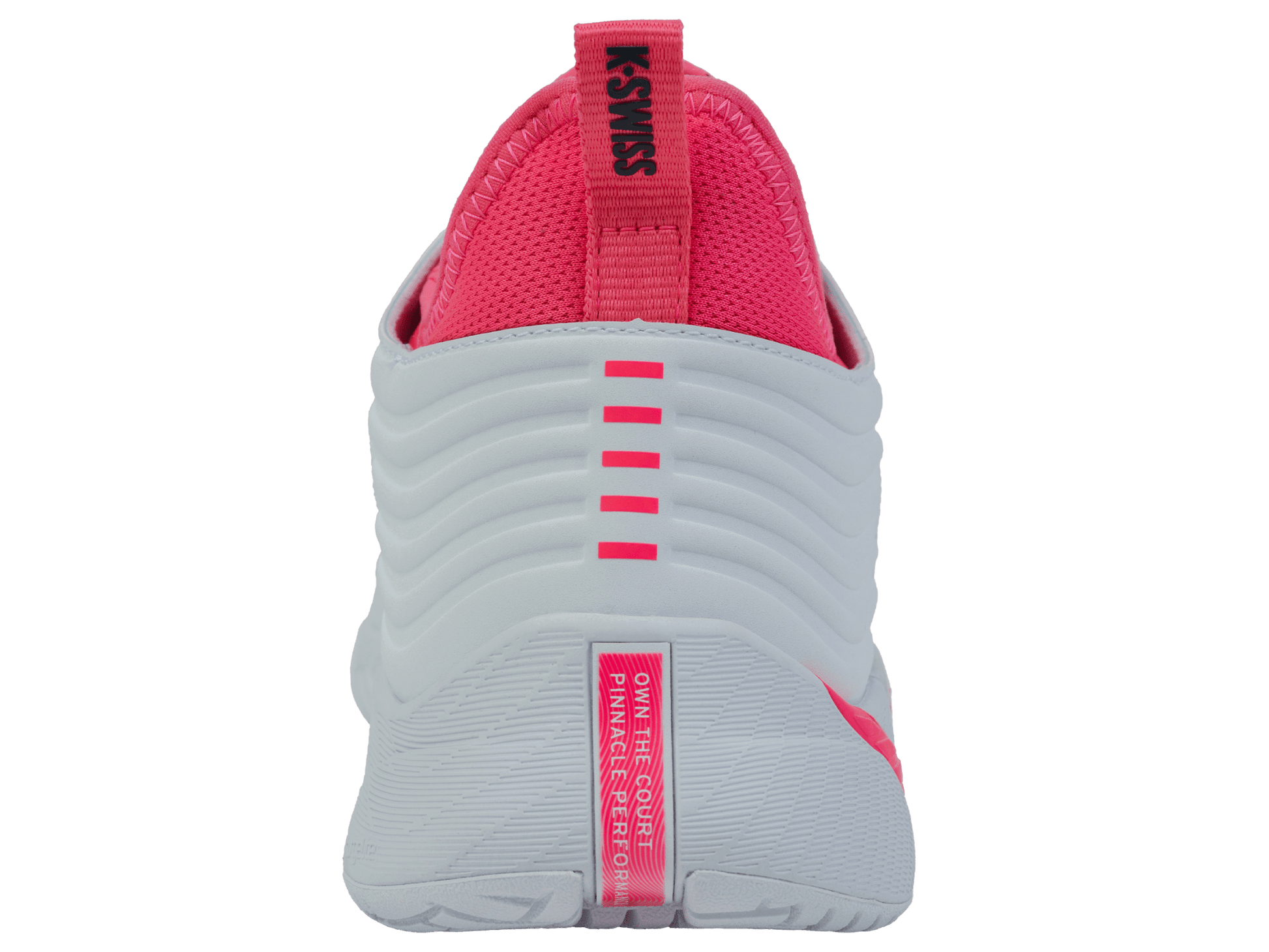 09494-106-M | HYPERCOURT PINNACLE | WHITE/NEON BLAZE/STARGAZER - K-Swiss US - FOOTWEAR