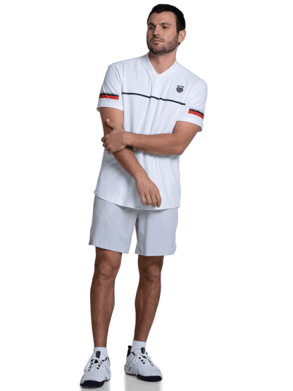 1010631 - 100 | BASELINE HENLEY S/S | WHITE - K - Swiss US - APPAREL