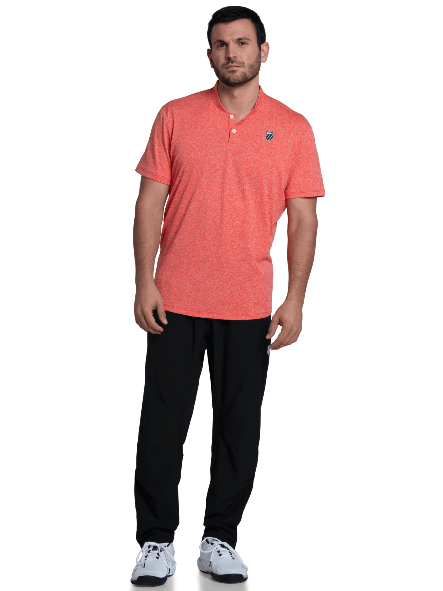 1010644 - 812 | HEATHER HENLEY S/S | MARTIAN RED - K - Swiss US - APPAREL
