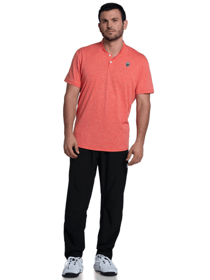 1010644 - 812 | HEATHER HENLEY S/S | MARTIAN RED - K - Swiss US - APPAREL