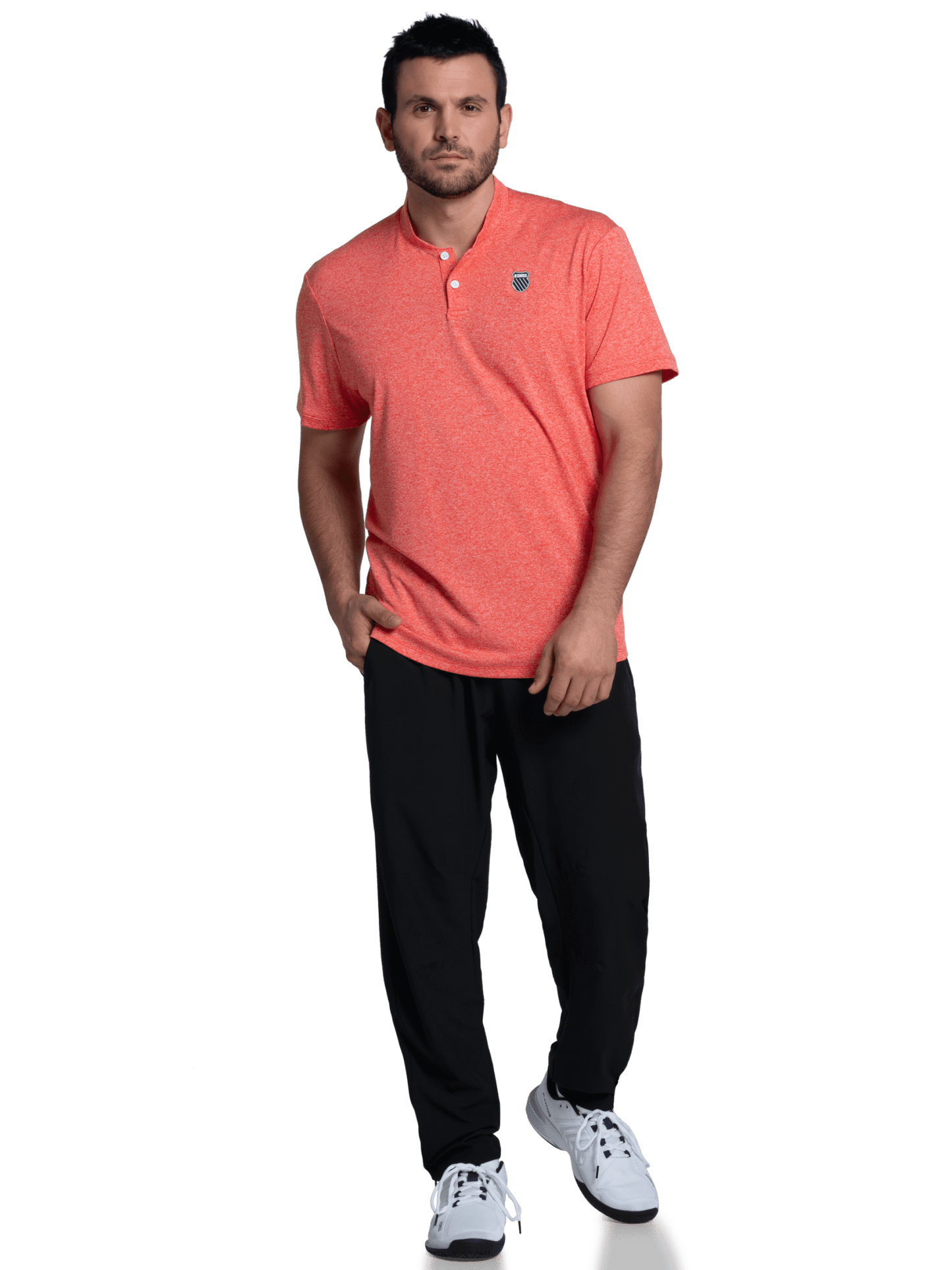 1010644 - 812 | HEATHER HENLEY S/S | MARTIAN RED - K - Swiss US - APPAREL