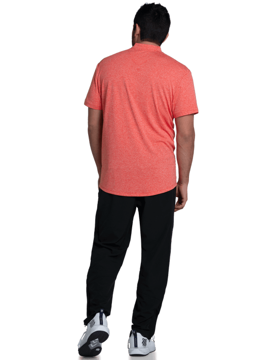 1010644 - 812 | HEATHER HENLEY S/S | MARTIAN RED - K - Swiss US - APPAREL