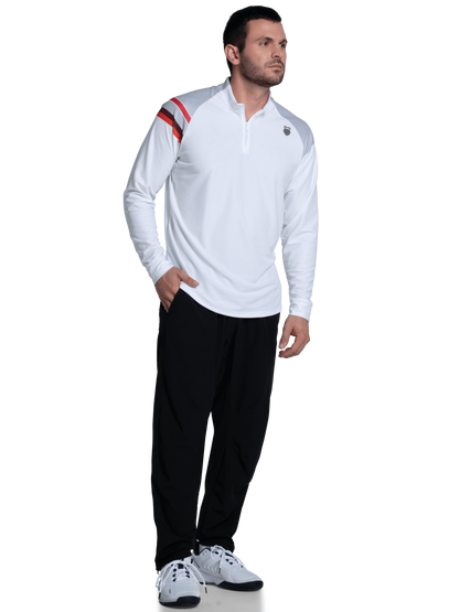 1010651-100 | SIDELINE 1/4 ZIP L/S | WHITE