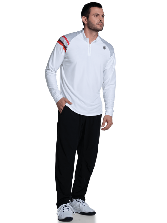 1010651-100 | SIDELINE 1/4 ZIP L/S | WHITE