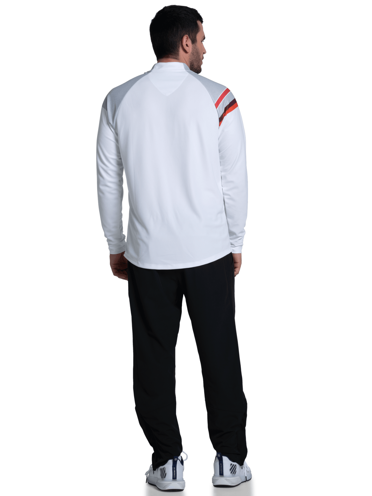 1010651 - 100 | SIDELINE 1/4 ZIP L/S | WHITE - K - Swiss US - APPAREL