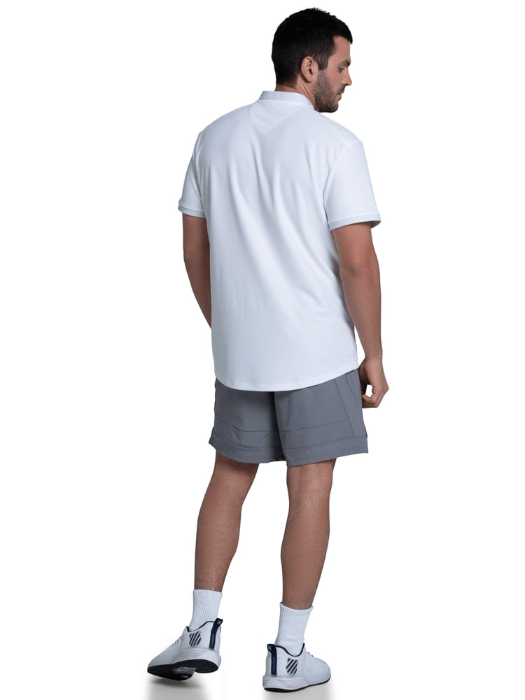 1010655-395 | STRIKE HENLEY S/S | WHITE/KIWI