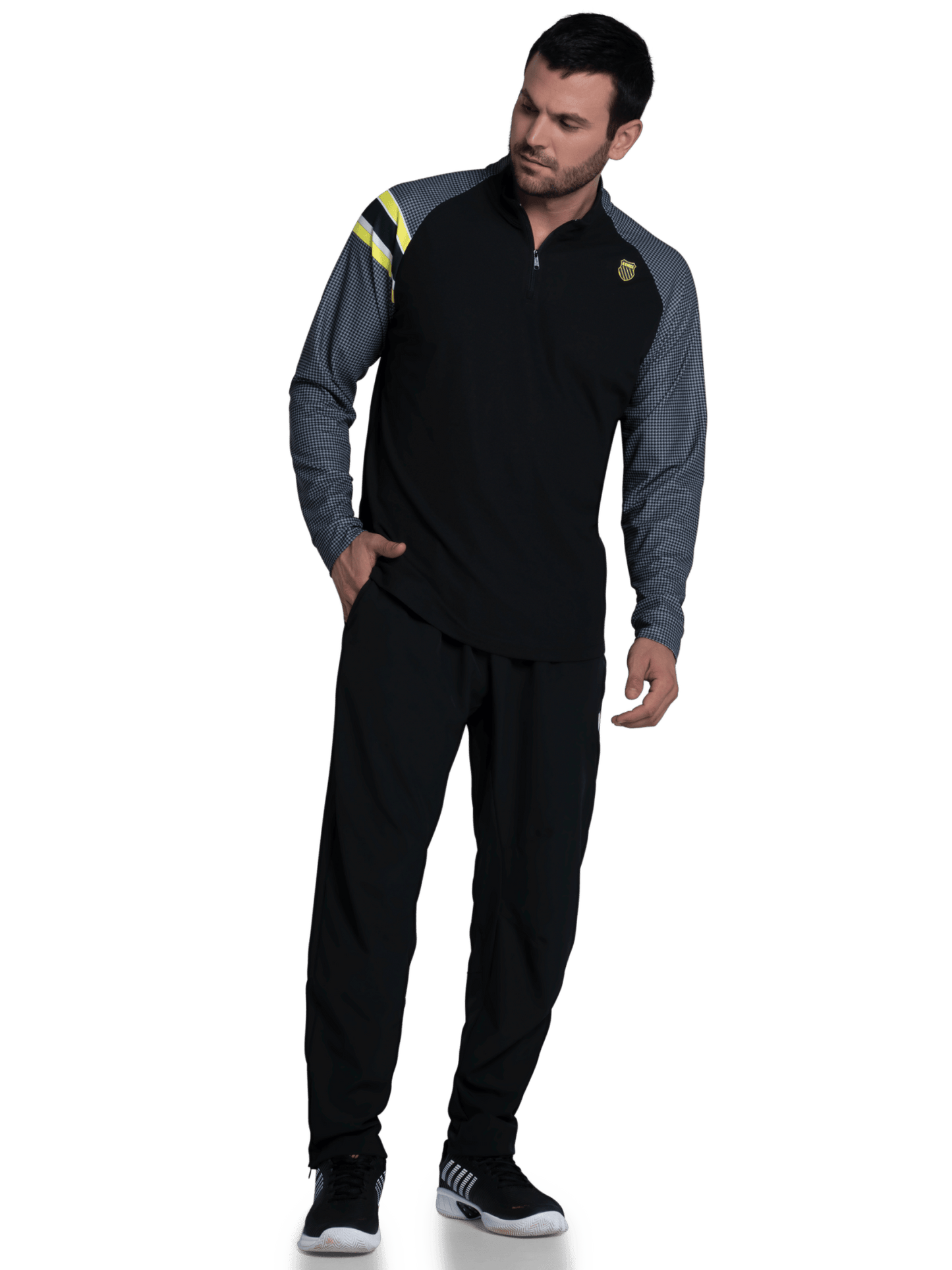 1010656 - 008 | STRIKER 1/4 ZIP L/S - K - Swiss US - APPAREL