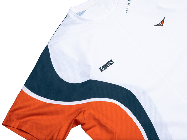 1011682-101 | RBLV MI M.F.P. SHIRT | WHITE/STARGAZER/ORANGE
