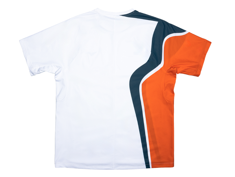 1011682-101 | RBLV MI M.F.P. SHIRT | WHITE/STARGAZER/ORANGE
