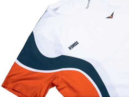 1011682 - 101 | RBLV MI M.F.P. SHIRT | WHITE/STARGAZER/ORANGE - K - Swiss US - APPAREL