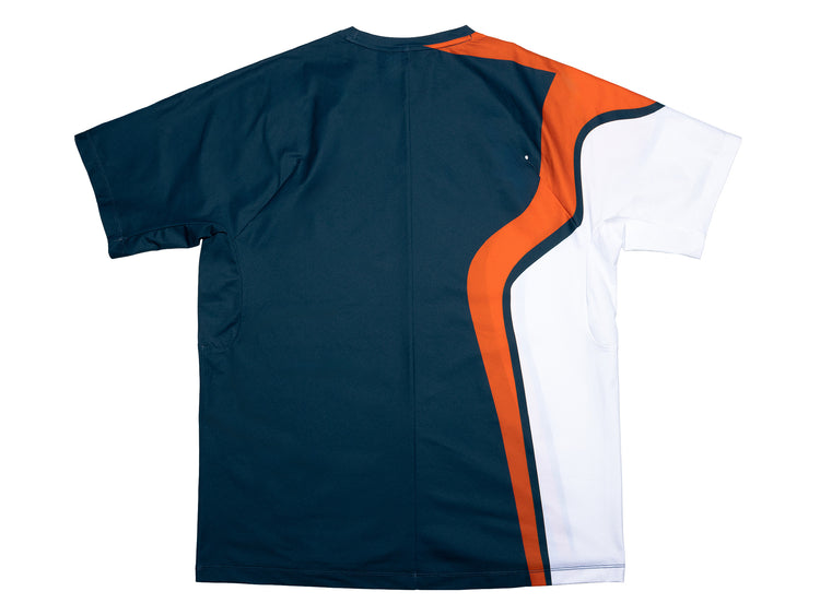 1011682-407 | RBLV MI M.F.P. SHIRT | STARGAZER/ORANGE/WHITE