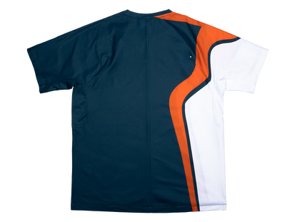 1011682-407 | RBLV MI M.F.P. SHIRT | STARGAZER/ORANGE/WHITE