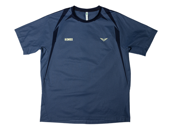 1012020-417 | RUBLEV US OPEN SHIRT | BLUE/YELLOW