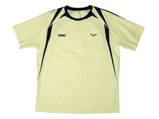 1012020 - 732 | RUBLEV US OPEN SHIRT | YELLOW/BLUE - K - Swiss US - APPAREL