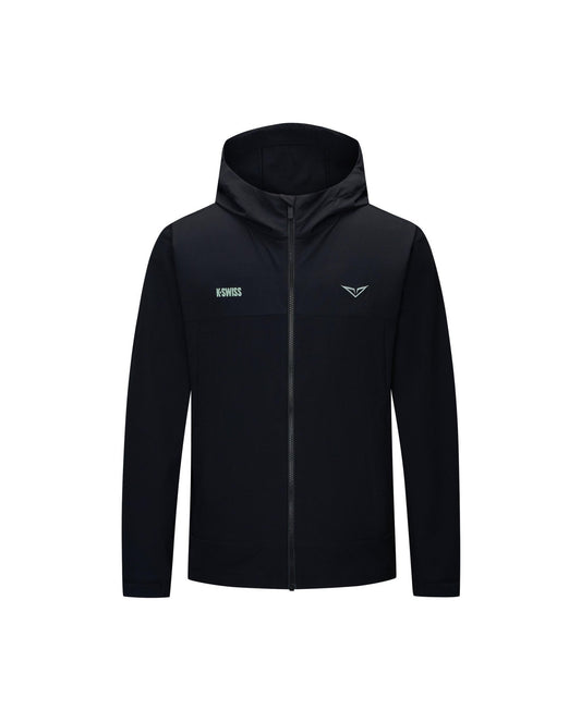 1013347 - 008 | K - SWISS X ANDREY RUBLEV MEN'S LOOSE FIT JACKET | BLACK - K - Swiss US - APPAREL