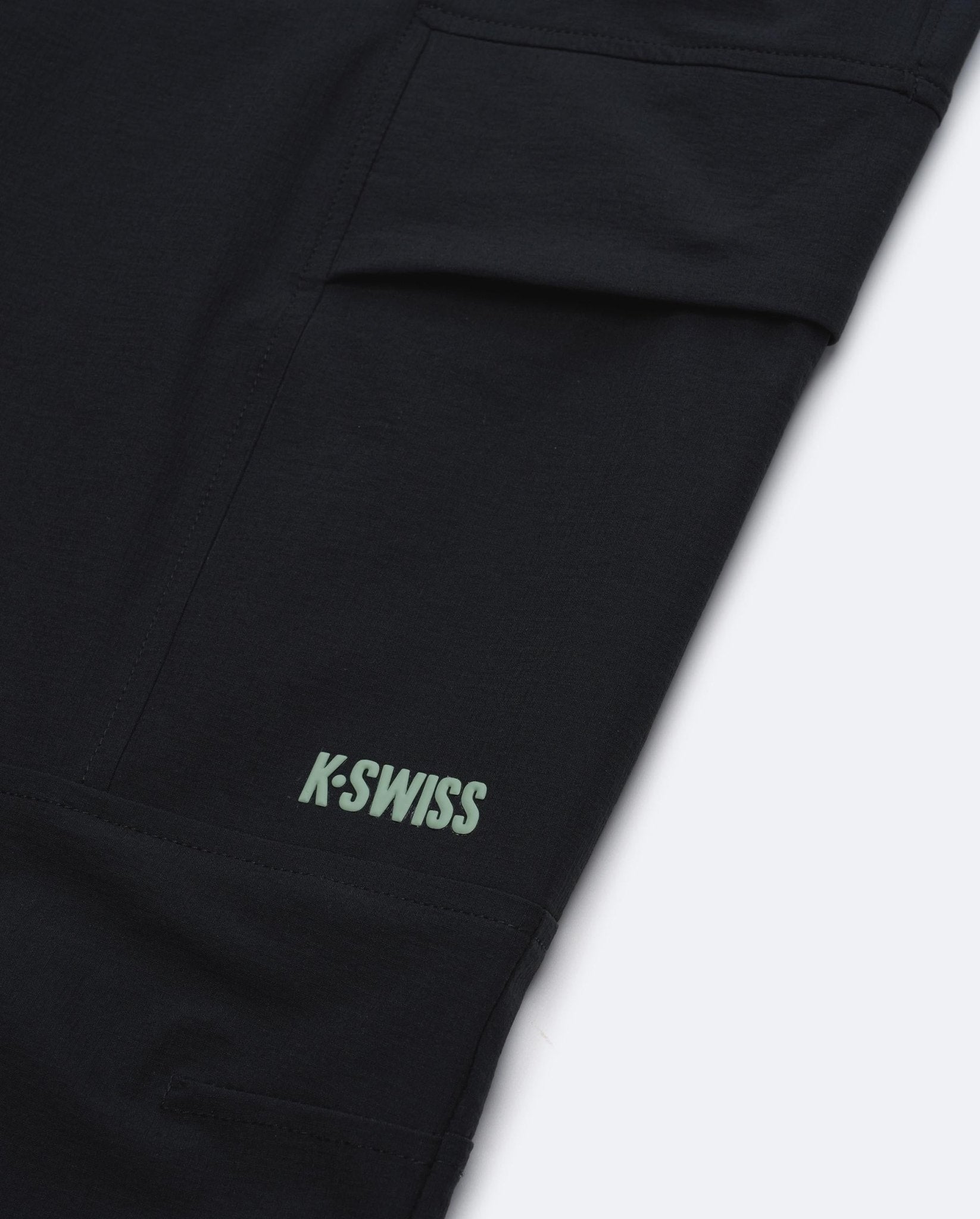 1013348 - 008 | K - SWISS X ANDREY RUBLEV MENS SUBTLE CHECKED PANTS | BLACK - K - Swiss US - APPAREL