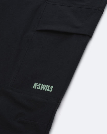 1013348 - 008 | K - SWISS X ANDREY RUBLEV MENS SUBTLE CHECKED PANTS | BLACK - K - Swiss US - APPAREL