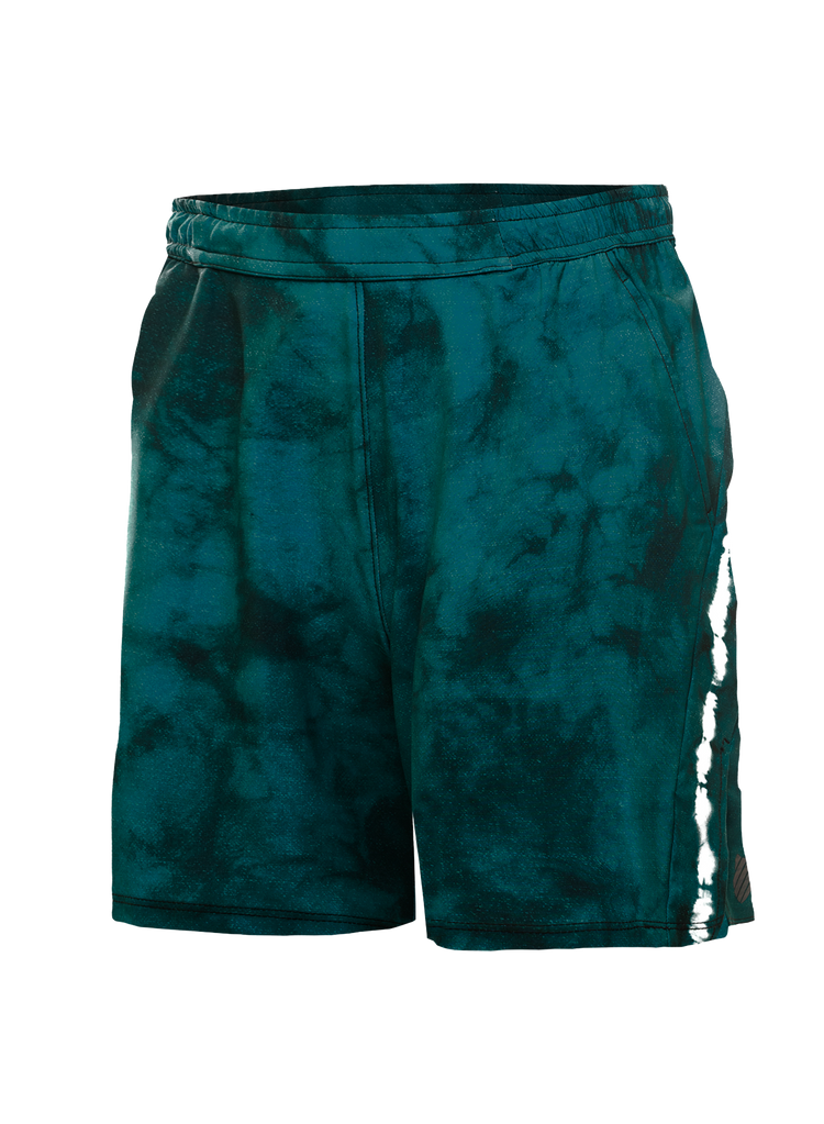 107241-440 | TIDE DYE SHORT-7" | EVERGREEN