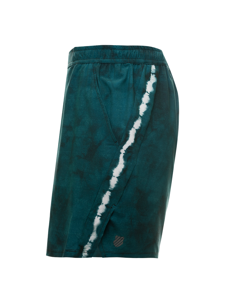 107241-440 | TIDE DYE SHORT-7" | EVERGREEN