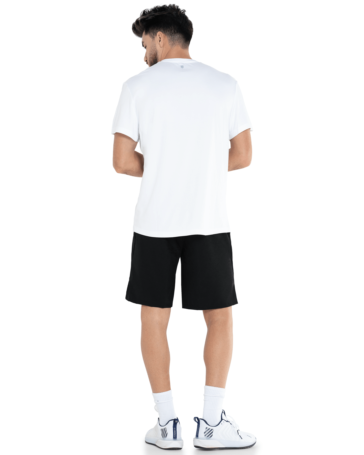 107700 - 100 | LUXE TECH CREW | WHITE - K - Swiss US - APPAREL