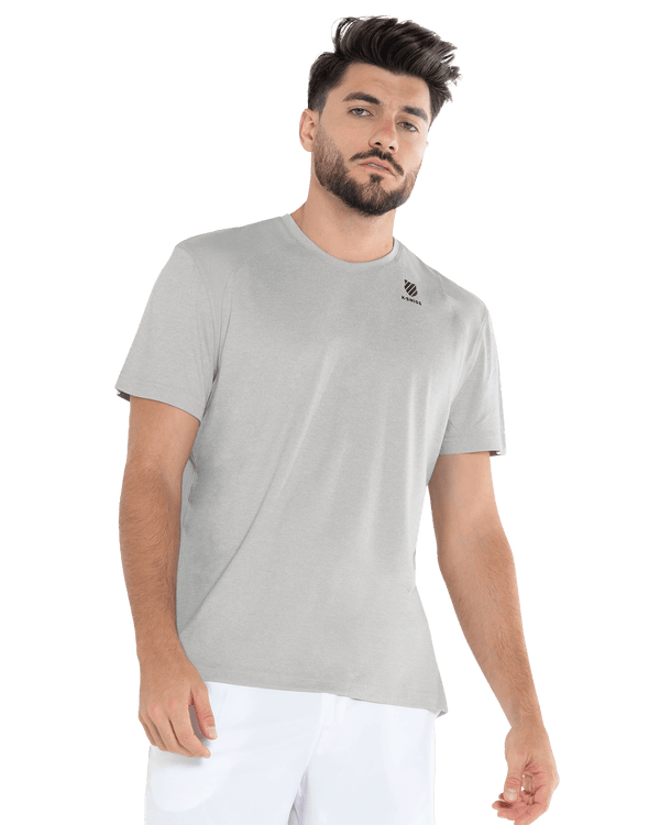107701 - 026 | ICON CREW | HEATHER GRAY - K - Swiss US - APPAREL