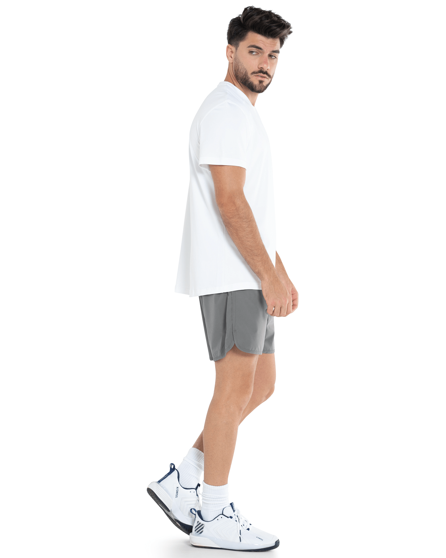 107701 - 100 | ICON CREW | WHITE - K - Swiss US - APPAREL