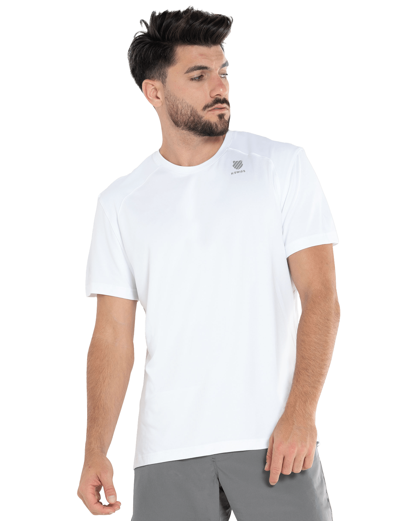 107701 - 100 | ICON CREW | WHITE - K - Swiss US - APPAREL