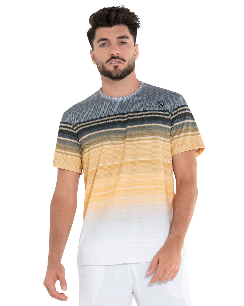107724-767 | RADIANT STRIPE S/S T-SHIRT | AMBER