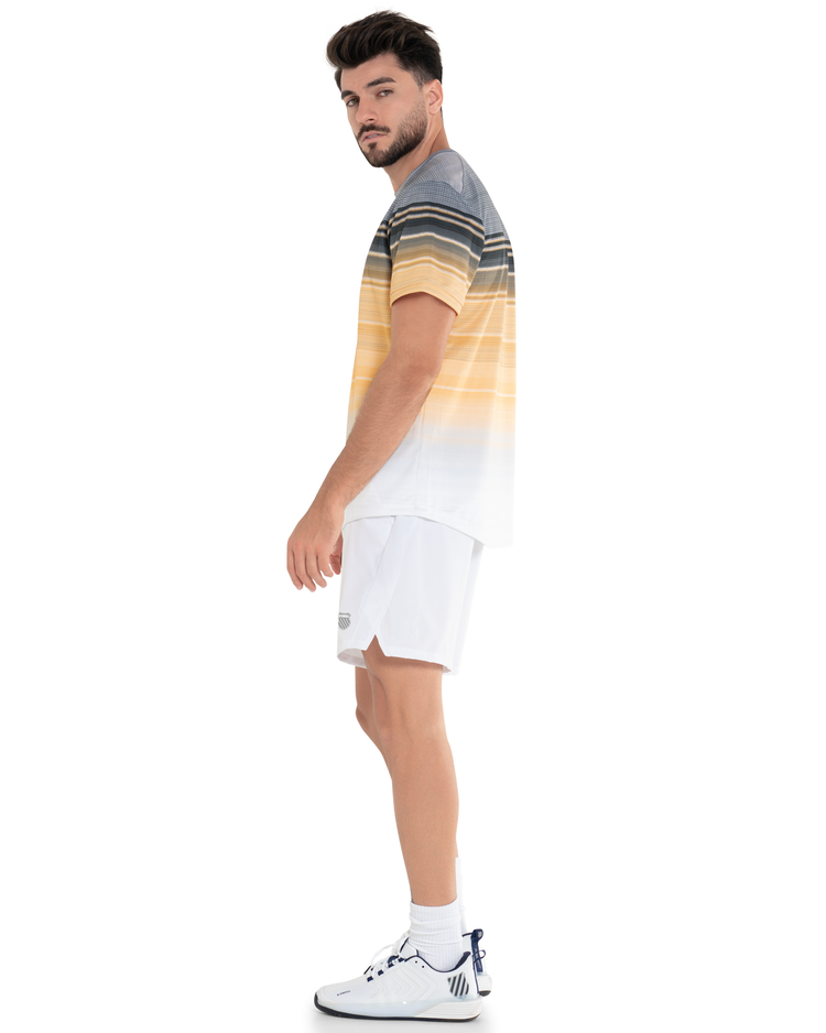 107724-767 | RADIANT STRIPE S/S T-SHIRT | AMBER