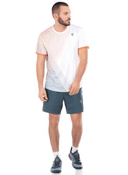 109108 - 100 | ORION STRIPE S/S | WHITE - K - Swiss US - APPAREL
