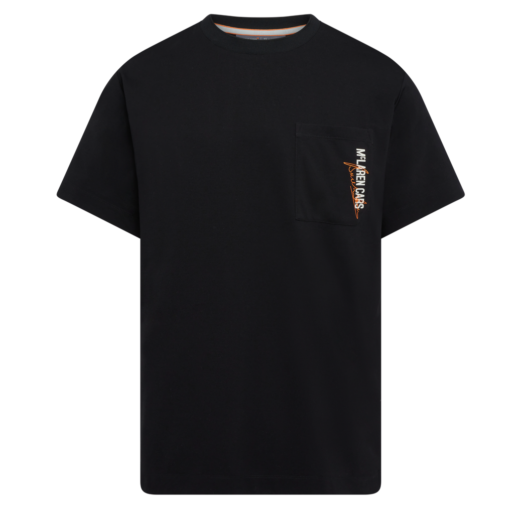 109355-008 | MCLAREN F1 TEAM CARS POCKET TEE | BLACK