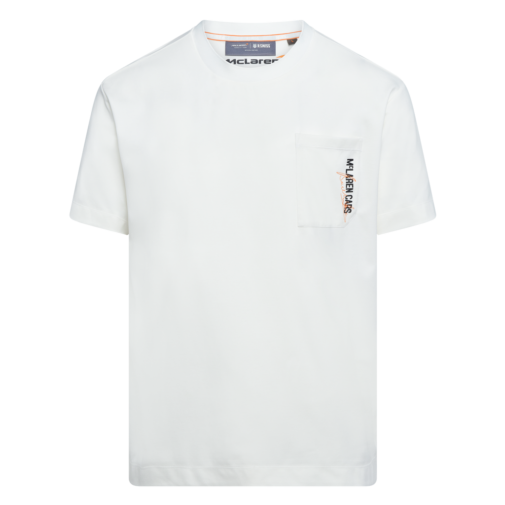 109355-156 | MCLAREN F1 TEAM CARS POCKET TEE | WHITE