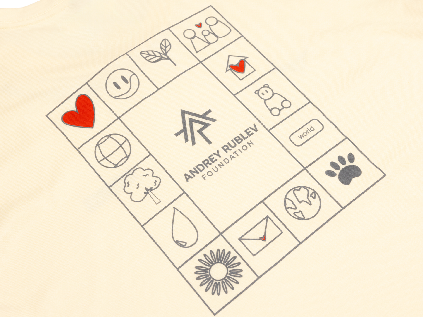 1712474-745 | RUBLEV FOUNDATION TEE | BUTTER