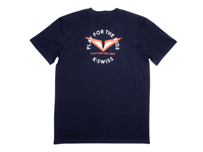 1712476 - 408 | RUBLEV PLAY FOR THE LIGHT TEE | MIDNIGHT BLUE - K - Swiss US - APPAREL