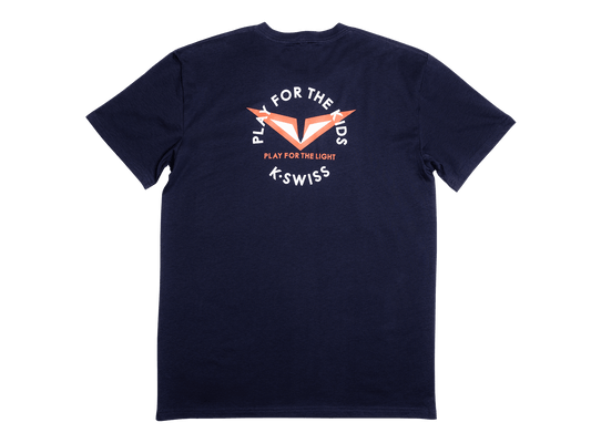 1712476 - 408 | RUBLEV PLAY FOR THE LIGHT TEE | MIDNIGHT BLUE - K - Swiss US - APPAREL