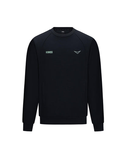 1713350 - 008 | K - SWISS X ANDREY RUBLEV UNISEX LOGO SWEATSHIRT | BLACK - K - Swiss US - APPAREL