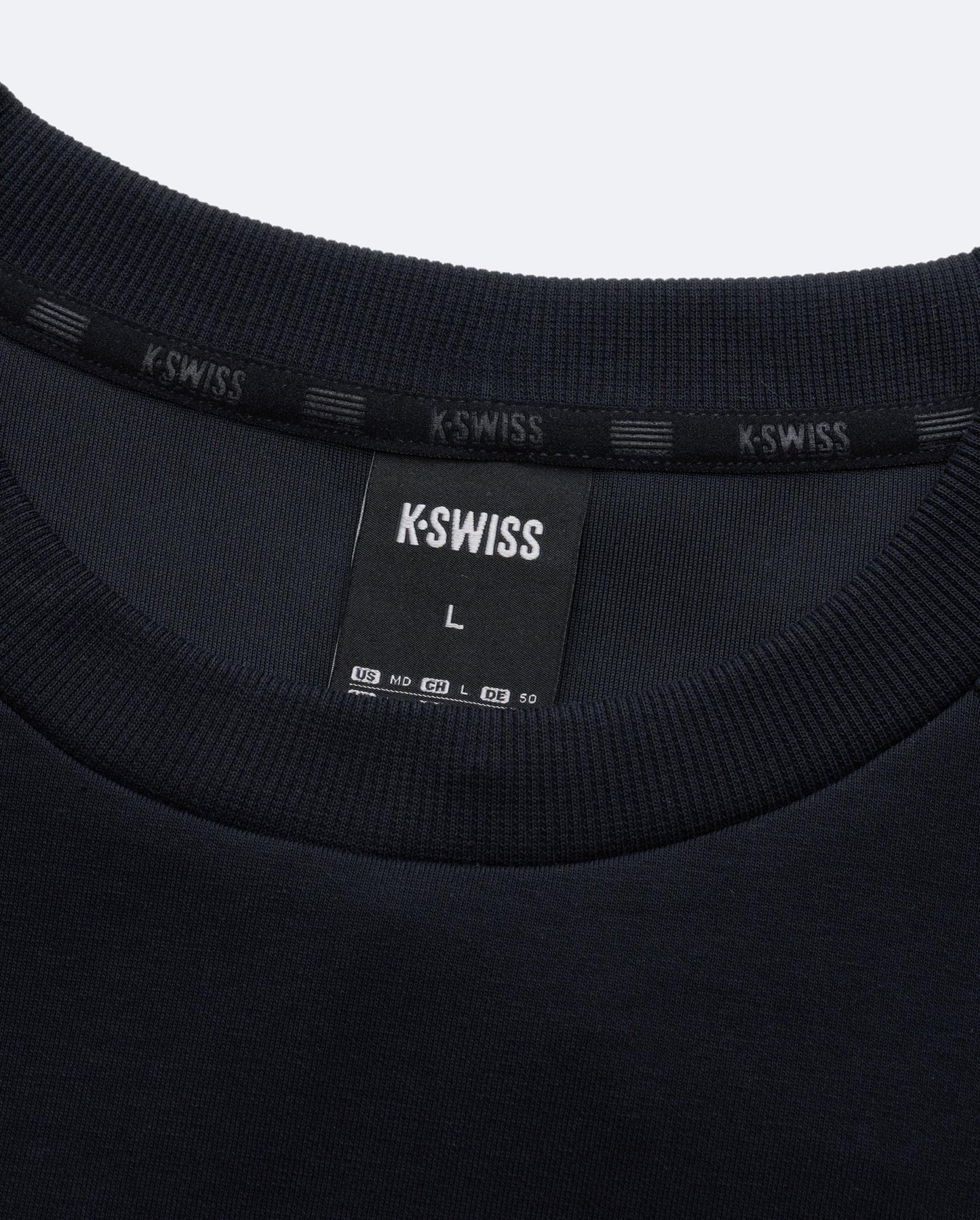 1713350 - 008 | K - SWISS X ANDREY RUBLEV UNISEX LOGO SWEATSHIRT | BLACK - K - Swiss US - APPAREL