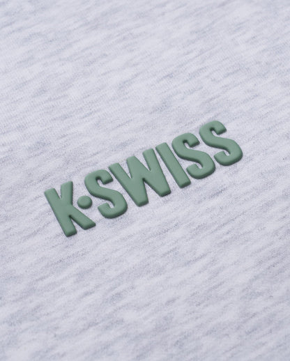 1713350 - 099 | K - SWISS X ANDREY RUBLEV UNISEX LOGO SWEATSHIRT | GREY - K - Swiss US - APPAREL