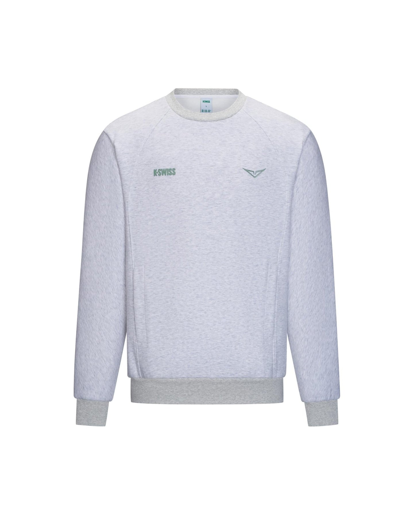 1713350 - 099 | K - SWISS X ANDREY RUBLEV UNISEX LOGO SWEATSHIRT | GREY - K - Swiss US - APPAREL