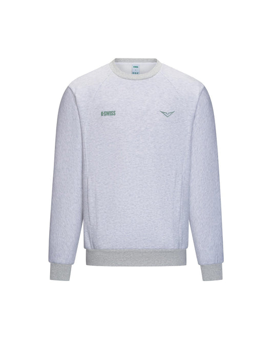 1713350 - 099 | K - SWISS X ANDREY RUBLEV UNISEX LOGO SWEATSHIRT | GREY - K - Swiss US - APPAREL